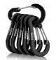 Preview: Karabiner 6 tlg Wandern Camping Angeln Ausrüstung EDC