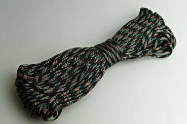 Forest camouflage 30 Meter 550 Paracord Nylonschnur Camping Bushcraft outdoor military