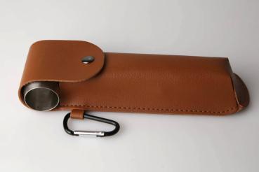 Preview: Handschneckenbohrer bushcraft manueller Überlebensbohrer mit Lederhülle set Outdoor Camping Rucksackreisen 24 mm