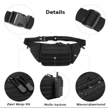 Hüfttasche Bauchtasche EDC taktisch military Jagd Wandern Bushcraft