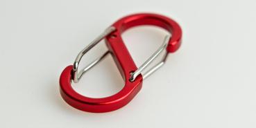 S Karabiner Doppelkarabiner 8 Wandern Camping Ausrüstung EDC