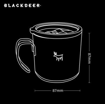 Stylische Retro tasse Emaille look mit Deckel edelstahl isolierend Maße
