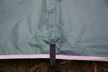 Tarp 3x3 Meter 10 Feet Ripstop Wasserdicht Zelt Plane Survival Ultraleicht Schlaufen Bushcraft
