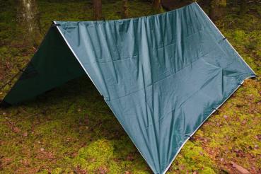 Tarp 3x3 Meter 10 Feet Ripstop Wasserdicht Zelt Plane Survival Ultraleicht Schlaufen Bushcraft