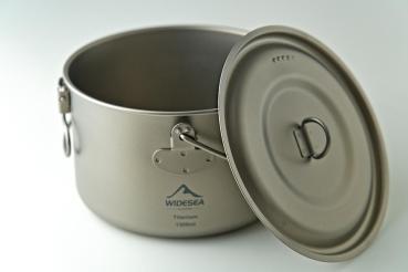 Topf Becher Titan 1300 ml ultraleicht Wandern Kochen