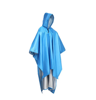 210 t Polyester Poncho Tarp Notfall Regenschutz Plane