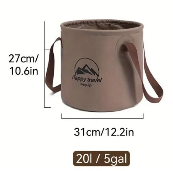 Faltbarer Eimer Angeln Camping Bushcraft 20 Liter