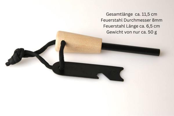 Feuerstahl Camping-Survival- Militär-Jagd-Überleben im Freien - Spirit-Wilderness- Firesteel - Maya Stick - zuverlässig- Prepper-