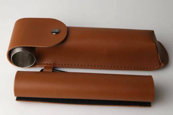 Handschneckenbohrer bushcraft manueller Überlebensbohrer mit Lederhülle set Outdoor Camping Rucksackreisen