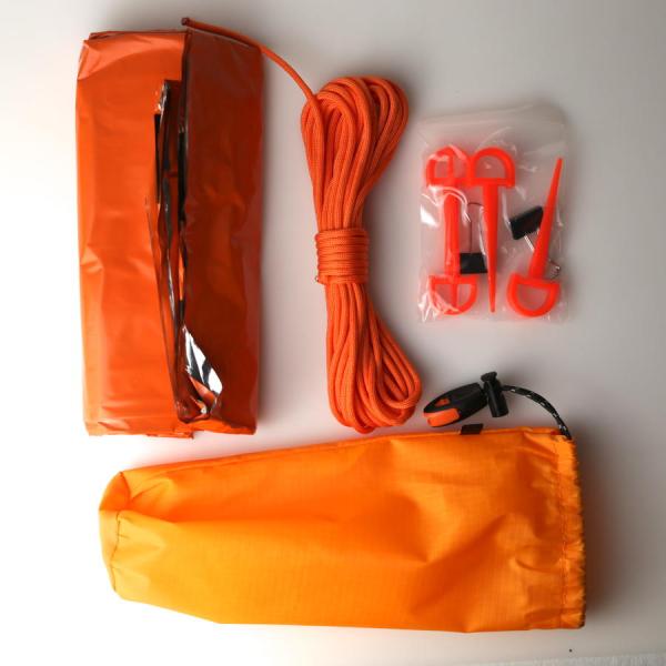 Notfall Schlafsack Überleben Schlafsack Survival Biwaksack Erste Hilfe Rettungsdecken Wasserdicht Notfalldecke warm Tube Zelt ultraleicht Hitzeabweisend Kälteschutz Rettungszelt