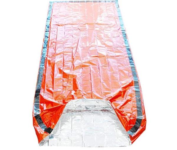 Notfall Schlafsack Überleben Schlafsack Survival Biwaksack Erste Hilfe Rettungsdecken Wasserdicht Notfalldecke Warm Tube Zelt Ultraleicht Hitzeabweisend Kälteschutz Rettungszelt Outdoor