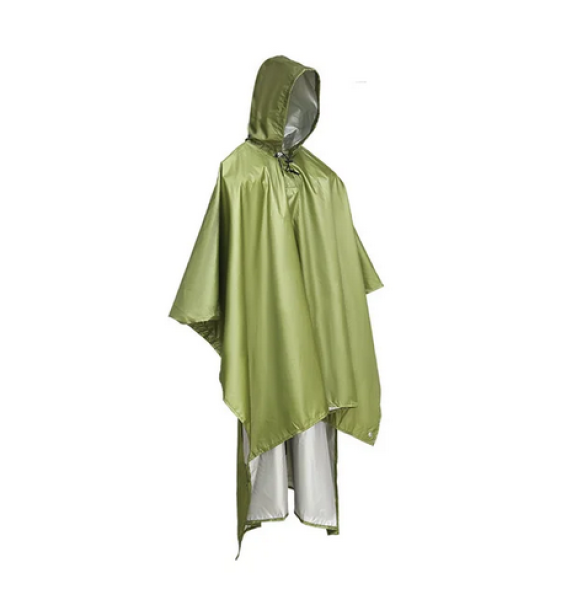 210 t Polyester Poncho Tarp Notfall Regenschutz Plane